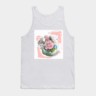 Bouquet in a teapot Tank Top